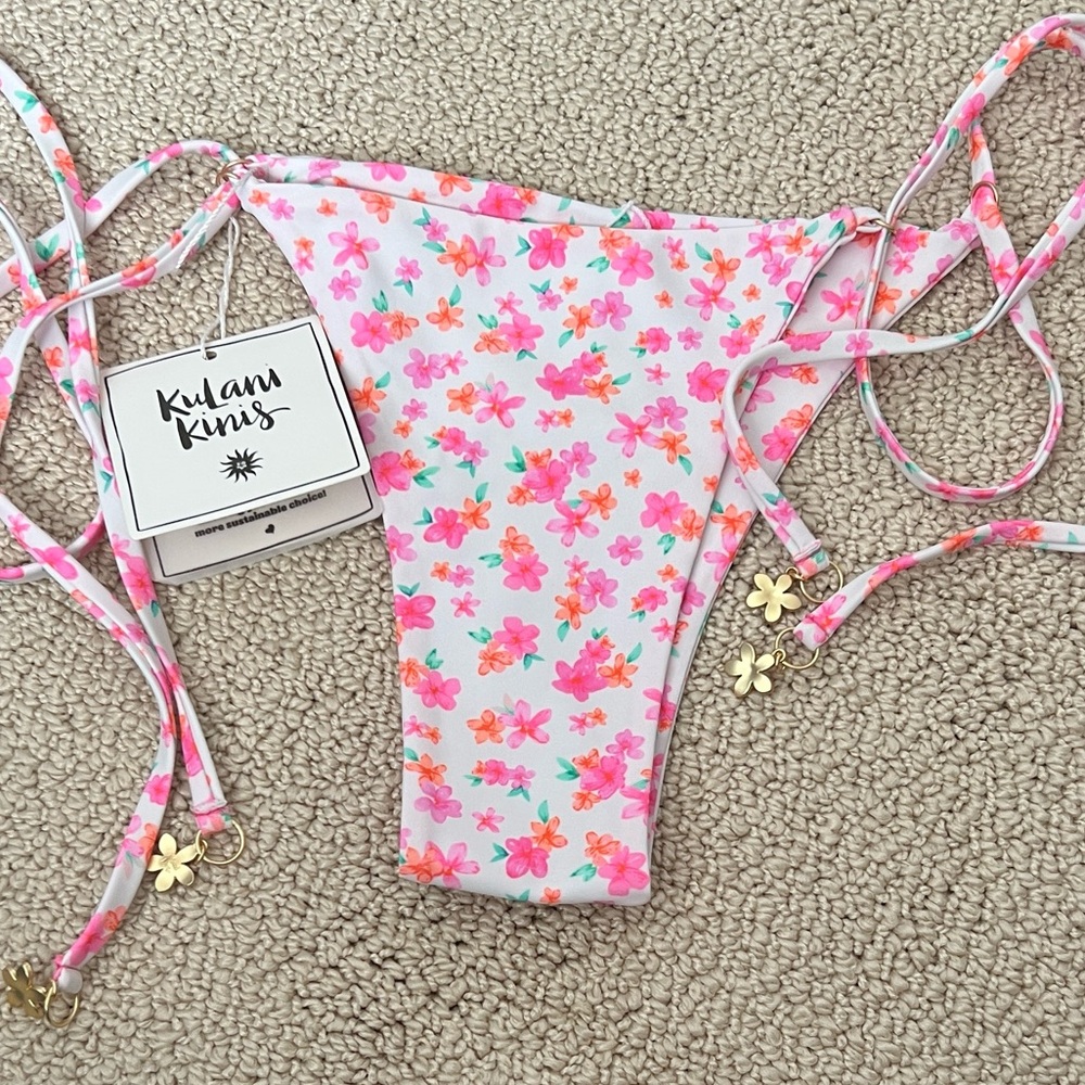 Kulani Kinis Chase The Sun Tie Bikini Bottom NWT